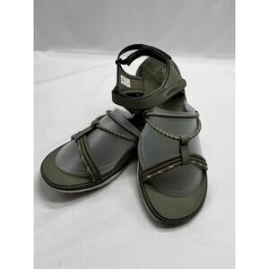 MERRELL SUNSTONE STRAP SANDALS WOMENS Sz 10 Beach Water Sports Teal Gray
